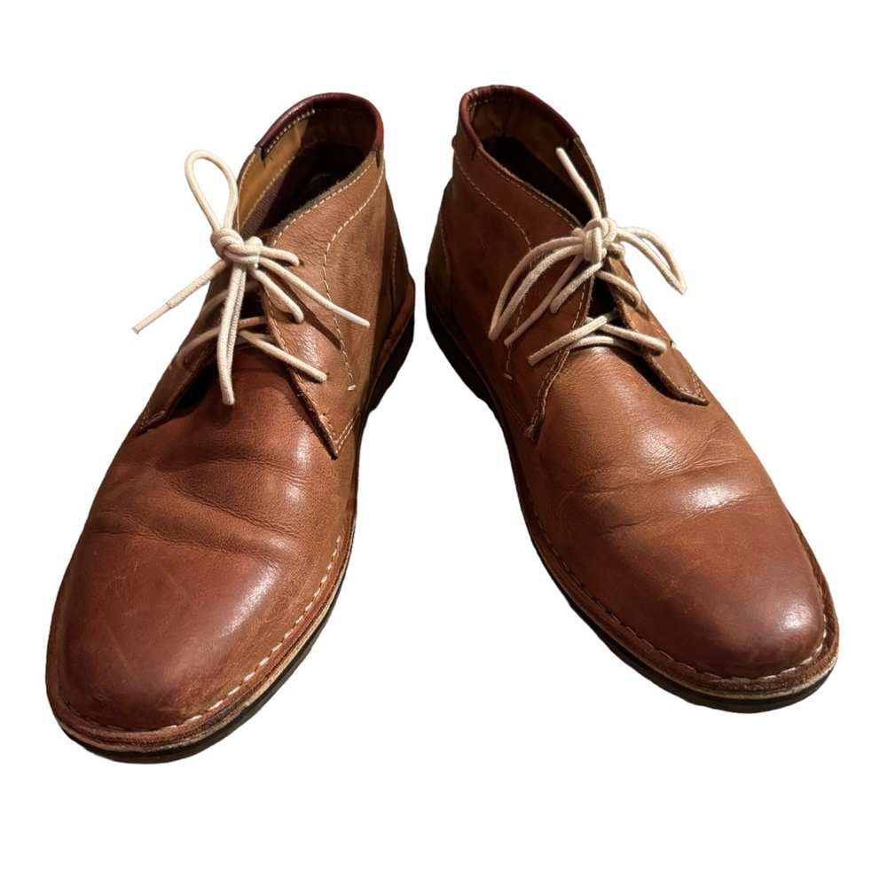 STEVE MADDEN Brown Men’s Size 9 Authentic Heston 217 Chukka Leather Shoes